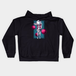 ASTRONAUT BARISTA Kids Hoodie